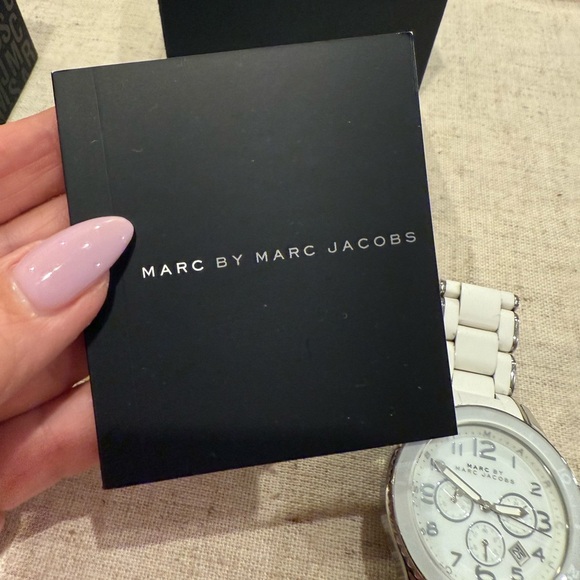 Marc Jacobs White and Silver Watch - Picture 3 of 6